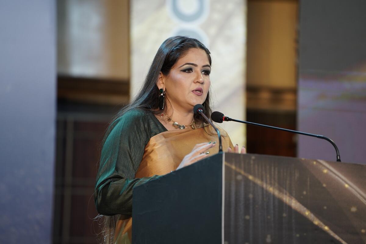 Dr. Seema Mehlawat at IFEA Stage – International Spiritual Expert